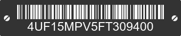2015 ARCTIC CAT Arctic Cat 4UF15MPV5FT309400 VIN decoded