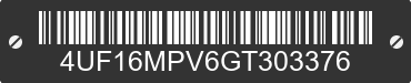 2016 ARCTIC CAT Arctic Cat 4UF16MPV6GT303376 VIN decoded
