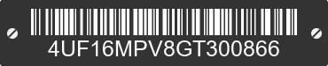 2016 ARCTIC CAT Arctic Cat 4UF16MPV8GT300866 VIN decoded