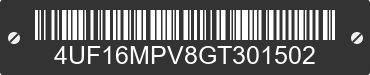 2016 ARCTIC CAT Arctic Cat 4UF16MPV8GT301502 VIN decoded