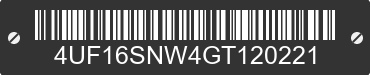 2016 ARCTIC CAT Arctic Cat 4UF16SNW4GT120221 VIN decoded