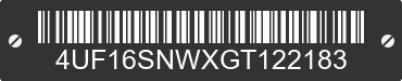 2016 ARCTIC CAT Arctic Cat 4UF16SNWXGT122183 VIN decoded