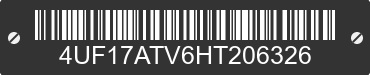 2017 ARCTIC CAT Arctic Cat 4UF17ATV6HT206326 VIN decoded