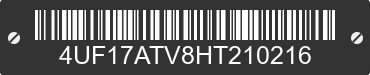 2017 ARCTIC CAT Arctic Cat 4UF17ATV8HT210216 VIN decoded