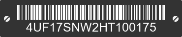2017 ARCTIC CAT Arctic Cat 4UF17SNW2HT100175 VIN decoded
