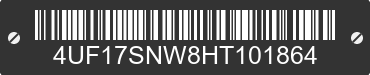 2017 ARCTIC CAT Arctic Cat 4UF17SNW8HT101864 VIN decoded