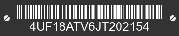 2018 ARCTIC CAT Arctic Cat 4UF18ATV6JT202154 VIN decoded