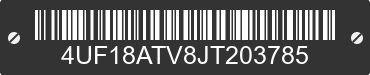 2018 ARCTIC CAT Arctic Cat 4UF18ATV8JT203785 VIN decoded