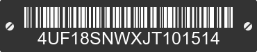 2018 ARCTIC CAT Arctic Cat 4UF18SNWXJT101514 VIN decoded