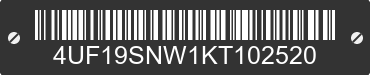 2019 ARCTIC CAT Arctic Cat 4UF19SNW1KT102520 VIN decoded