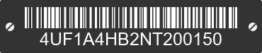 2022 ARCTIC CAT Arctic Cat 4UF1A4HB2NT200150 VIN decoded