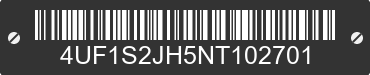 2022 ARCTIC CAT Arctic Cat 4UF1S2JH5NT102701 VIN decoded