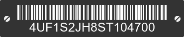 2025 ARCTIC CAT Arctic Cat 4UF1S2JH8ST104700 VIN decoded