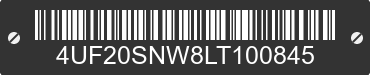 2020 ARCTIC CAT Arctic Cat 4UF20SNW8LT100845 VIN decoded