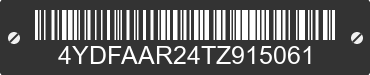 2026 ASTORIA Astoria 4YDFAAR24TZ915061 VIN decoded