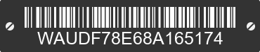 2008 AUDI A4 WAUDF78E68A165174 VIN decoded