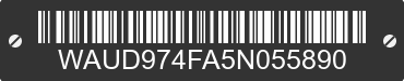 2005 AUDI A6 WAUD974FA5N055890 VIN decoded
