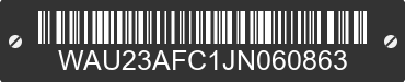2018 AUDI A7 WAU23AFC1JN060863 VIN decoded