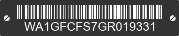 2016 AUDI Q3 WA1GFCFS7GR019331 VIN decoded