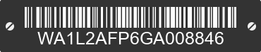 2016 AUDI Q5 WA1L2AFP6GA008846 VIN decoded