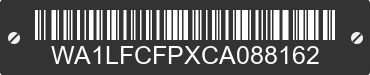 2012 AUDI Q5 WA1LFCFPXCA088162 VIN decoded