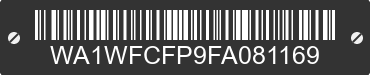 2015 AUDI Q5 WA1WFCFP9FA081169 VIN decoded