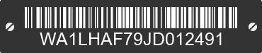 2018 AUDI Q7 WA1LHAF79JD012491 VIN decoded