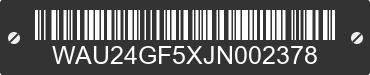 2018 AUDI S5 WAU24GF5XJN002378 VIN decoded