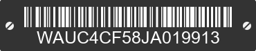 2018 AUDI S5 WAUC4CF58JA019913 VIN decoded