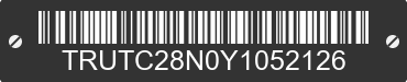 2000 AUDI TT TRUTC28N0Y1052126 VIN decoded