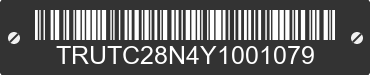 2000 AUDI TT TRUTC28N4Y1001079 VIN decoded