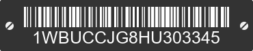 2017 AUTOCAR DK 1WBUCCJG8HU303345 VIN decoded