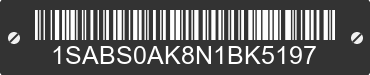 2022 AUTUMN RIDGE 19BH 1SABS0AK8N1BK5197 VIN decoded
