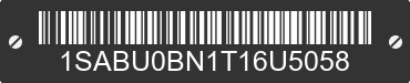 2026 AUTUMN RIDGE 26 DB 1SABU0BN1T16U5058 VIN decoded