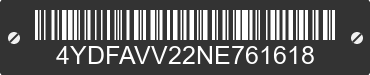 2022 AVALANCHE Avalanche 4YDFAVV22NE761618 VIN decoded