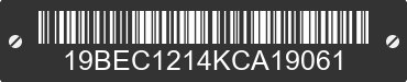 2019 B & M MANUFACTURING B & M Manufacturing 19BEC1214KCA19061 VIN decoded