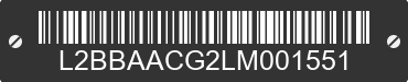 2020 BAODIAO 10 lines L2BBAACG2LM001551 VIN decoded
