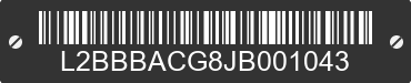 2018 BAODIAO 11 lines L2BBBACG8JB001043 VIN decoded