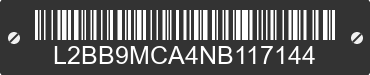 2022 BAODIAO 9 lines L2BB9MCA4NB117144 VIN decoded