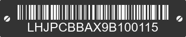 2009 BASHAN Chongqing Astronautic Bashan LHJPCBBAX9B100115 VIN decoded