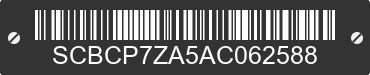 2010 BENTLEY Continental SCBCP7ZA5AC062588 VIN decoded