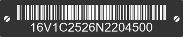 2022 BIG TEX Big Tex 16V1C2526N2204500 VIN decoded