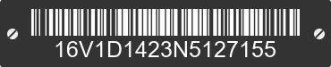 2022 BIG TEX Big Tex 16V1D1423N5127155 VIN decoded