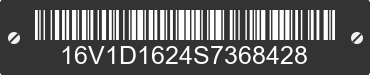 2025 BIG TEX Big Tex 16V1D1624S7368428 VIN decoded