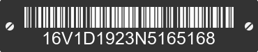 2022 BIG TEX Big Tex 16V1D1923N5165168 VIN decoded