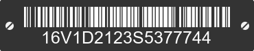 2025 BIG TEX Big Tex 16V1D2123S5377744 VIN decoded