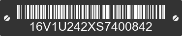 2025 BIG TEX Big Tex 16V1U242XS7400842 VIN decoded
