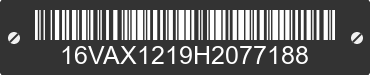 2017 BIG TEX Big Tex 16VAX1219H2077188 VIN decoded