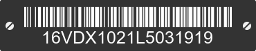 2020 BIG TEX Big Tex 16VDX1021L5031919 VIN decoded