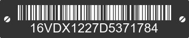 2013 BIG TEX Big Tex 16VDX1227D5371784 VIN decoded